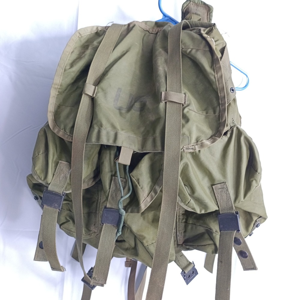 USGI Field Pack LC-1 Medium ALICE Nylon Backpack OD Green Eastern Canvas USA s9